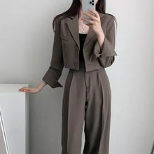 画像をギャラリービューアに読み込む, 2点セットアップジャケットとパンツ通勤洋服気質ファッションスーツセット