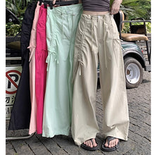 画像をギャラリービューアに読み込む, ドーパミンデザイン ワークパンツ ワイドレッグ プリーツ ストリングウエスト レディース登山パンツ 春夏 レデイーズ