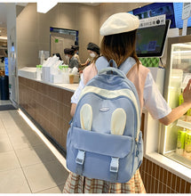 画像をギャラリービューアに読み込む, 大容量防水リュックかわいいサうさ耳バックパック学生通学韓国ファッションカレッジ風