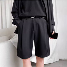 画像をギャラリービューアに読み込む, ストリート系スーツパンツショート丈ゆったりパンツメンズ