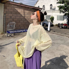 画像をギャラリービューアに読み込む, 長袖 メッシュトップス 透け感ダンス 衣装 個性的 服 ストリート系シャツレディース韓国ファッション