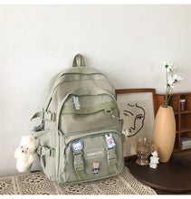 画像をギャラリービューアに読み込む, 大容量カジュアルバッグ バックパックリュック韓国風おしゃれ 中学 大学 学生 シンプル 通勤 軽量通学
