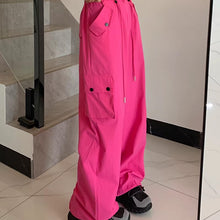 画像をギャラリービューアに読み込む, カーゴパンツダンス衣装ヒップホップHIPHOP原宿系ファッションダンサー ヒップホップガーリー系ゆったりハイウエスト