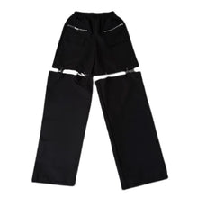 画像をギャラリービューアに読み込む, 韓国 スタイル ストリート スケーター ステージ衣装 ダンス衣装 ガールズ ファッション HIPHOP 長ズボン ロングパンツ レディース ダンス 衣装 ヒップホップ 派手 カワ な 服 原宿 個性派 パンツ 取り外し可能カーゴパンツ
