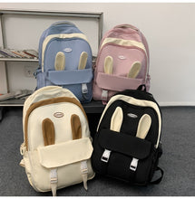 画像をギャラリービューアに読み込む, 大容量防水リュックかわいいサうさ耳バックパック学生通学韓国ファッションカレッジ風