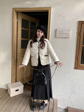 画像をギャラリービューアに読み込む, Poloポロカラーコットンコート秋冬厚くて暖かいルーズコットンコート韓国ファッションレデイーズカジュアトップス