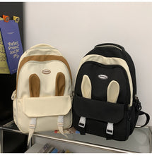 画像をギャラリービューアに読み込む, 大容量防水リュックかわいいサうさ耳バックパック学生通学韓国ファッションカレッジ風