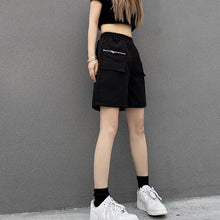 画像をギャラリービューアに読み込む, 韓国 スタイル ストリート スケーター ステージ衣装 ダンス衣装 ガールズ ファッション HIPHOP 長ズボン ロングパンツ レディース ダンス 衣装 ヒップホップ 派手 カワ な 服 原宿 個性派 パンツ 取り外し可能カーゴパンツ