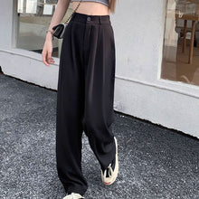 画像をギャラリービューアに読み込む, 韓国ファッションフレアパンツ美脚見えカジュアルレデイーズ気質パンツレデイーズハイウエストパンツ