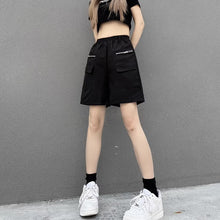 画像をギャラリービューアに読み込む, 韓国 スタイル ストリート スケーター ステージ衣装 ダンス衣装 ガールズ ファッション HIPHOP 長ズボン ロングパンツ レディース ダンス 衣装 ヒップホップ 派手 カワ な 服 原宿 個性派 パンツ 取り外し可能カーゴパンツ