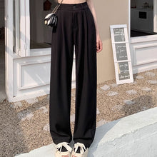 画像をギャラリービューアに読み込む, 韓国ファッションフレアパンツ美脚見えカジュアルレデイーズ気質パンツレデイーズハイウエストパンツ