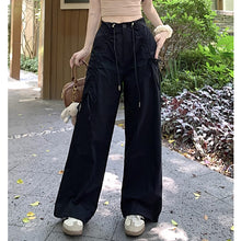 画像をギャラリービューアに読み込む, ドーパミンデザイン ワークパンツ ワイドレッグ プリーツ ストリングウエスト レディース登山パンツ 春夏 レデイーズ