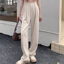 画像をギャラリービューアに読み込む, 韓国ファッションフレアパンツ美脚見えカジュアルレデイーズ気質パンツレデイーズハイウエストパンツ