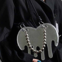 画像をギャラリービューアに読み込む, ハート型のパーソナライズされたチェーンバッグ、新しいミニバッグ、オールマッチメッセンジャーバッグ、ショルダーバッグ