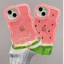 画像をギャラリービューアに読み込む, スタンド付きフルーツスイカケースiphoneケースチーズスマホグリップシリコンiphone 13 iphone 14 iphone 15