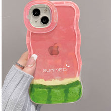 画像をギャラリービューアに読み込む, スタンド付きフルーツスイカケースiphoneケースチーズスマホグリップシリコンiphone 13 iphone 14 iphone 15