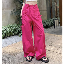 画像をギャラリービューアに読み込む, ドーパミンデザイン ワークパンツ ワイドレッグ プリーツ ストリングウエスト レディース登山パンツ 春夏 レデイーズ
