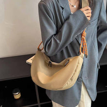 画像をギャラリービューアに読み込む, カジュアルな百合ナイロン布の小さなバッグ新型女性バッグ流行爆発型斜めショルダーバッグおしゃれなワンショルダー餃子バッグ