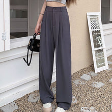 画像をギャラリービューアに読み込む, 韓国ファッションフレアパンツ美脚見えカジュアルレデイーズ気質パンツレデイーズハイウエストパンツ