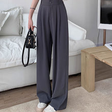 画像をギャラリービューアに読み込む, 韓国ファッションフレアパンツ美脚見えカジュアルレデイーズ気質パンツレデイーズハイウエストパンツ