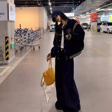 画像をギャラリービューアに読み込む, 韓国系ファッション刺繍スタジャンベースボールジャケットジャケットブルゾンジャンパーダンス衣装個性的アウター原宿系発表会衣装練習着公演服