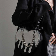 画像をギャラリービューアに読み込む, ハート型のパーソナライズされたチェーンバッグ、新しいミニバッグ、オールマッチメッセンジャーバッグ、ショルダーバッグ