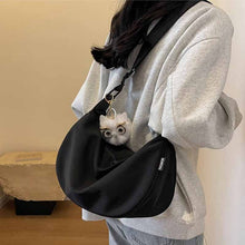 画像をギャラリービューアに読み込む, 学生カジュアルナイロンリュック女性新型潮韓版ギョーザバッグ100枚入り大容量斜めショルダーバッグ
