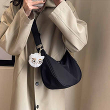 画像をギャラリービューアに読み込む, 学生カジュアルナイロンリュック女性新型潮韓版ギョーザバッグ100枚入り大容量斜めショルダーバッグ