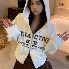 画像をギャラリービューアに読み込む, 韓国ファッションデュアル ジッパースウェットシャツパーカー原宿系ダンス洋服