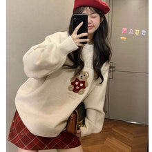 画像をギャラリービューアに読み込む, 韓国ファッションクリスマス洋服セーターレデイーズ原宿系ダンス洋服くまトップス