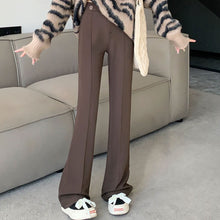 画像をギャラリービューアに読み込む, 韓国ファッションフレアパンツ ブーツカットロングパンツレデイーズカジュアルパンツ