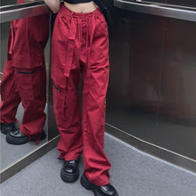 画像をギャラリービューアに読み込む, 原宿 個性派 パンツカーゴパンツストリート スケーター ステージ衣装 ダンス衣装ヒップホップ 派手 カワ な 服