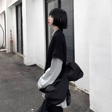 画像をギャラリービューアに読み込む, 原宿ゆったりカジュアルトップスTシャツ男女兼用かっこいいセットアップ