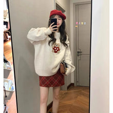 画像をギャラリービューアに読み込む, 韓国ファッションクリスマス洋服セーターレデイーズ原宿系ダンス洋服くまトップス