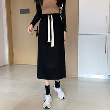 画像をギャラリービューアに読み込む, レトロ合わせやすいオシャレロングスカート通勤ガーリー