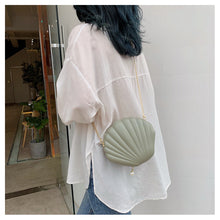画像をギャラリービューアに読み込む, 肩掛けバッグ貝模様ショルダーババッグレデイーズ韓国風シェルデザイン