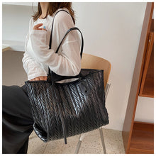 画像をギャラリービューアに読み込む, 大容量トートバッグ PUレザー鞄合皮トート ジップトートレディース OL 通勤