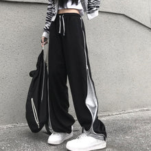 画像をギャラリービューアに読み込む, ジップジャージズボンボトムスロングパンツHIPHOPダンスストリート
