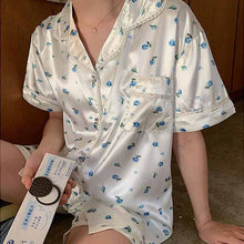 画像をギャラリービューアに読み込む, セットアップ可愛い 小花柄 ルームウェア シャツと パンツパジャマ部屋着