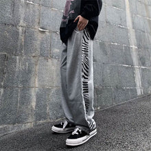 画像をギャラリービューアに読み込む, スウェットパンツ ゼブラ柄 サイドライン