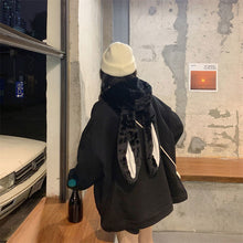 画像をギャラリービューアに読み込む, かわいいラビット耳付きフードパーカーガーリー