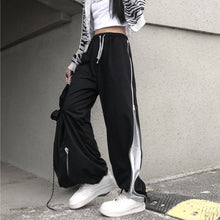 画像をギャラリービューアに読み込む, ジップジャージズボンボトムスロングパンツHIPHOPダンスストリート