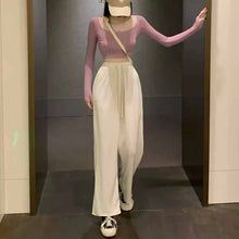 画像をギャラリービューアに読み込む, 韓国系ドローストリング ワイドパンツストリート系ダンス洋服原宿系カジュアルパンツ