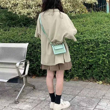 画像をギャラリービューアに読み込む, ポロ半袖TシャツPOLOネックオーバーサ韓国系 プルオーバー