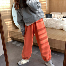 画像をギャラリービューアに読み込む, 裏起毛パンツ ジョガーパンツゆったりストリート系レデイーズ ハイウエスト ボトムス