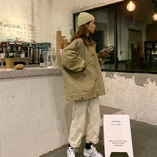 画像をギャラリービューアに読み込む, 韓国風襟付きボアビッグジャケットコートレデイーズ