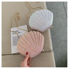 画像をギャラリービューアに読み込む, 肩掛けバッグ貝模様ショルダーババッグレデイーズ韓国風シェルデザイン