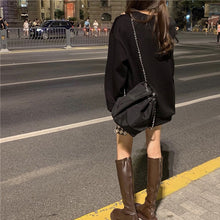 画像をギャラリービューアに読み込む, 秋冬ハート柄着心地いいパーカー韓国風フード付きセーター