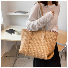 画像をギャラリービューアに読み込む, 大容量トートバッグ PUレザー鞄合皮トート ジップトートレディース OL 通勤