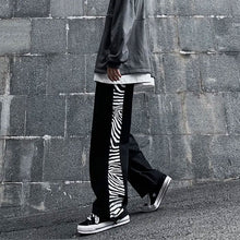 画像をギャラリービューアに読み込む, スウェットパンツ ゼブラ柄 サイドライン